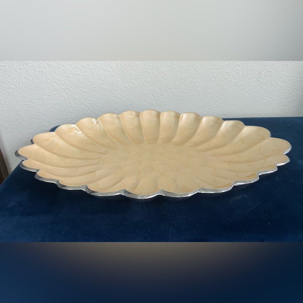 Julia Knight 18” handmade platter